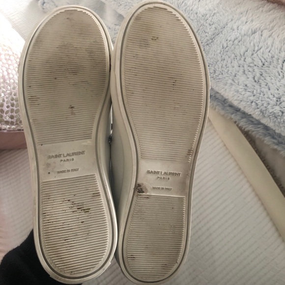 Saint Laurent white sneakers with cheetah details - Picture 6 of 6